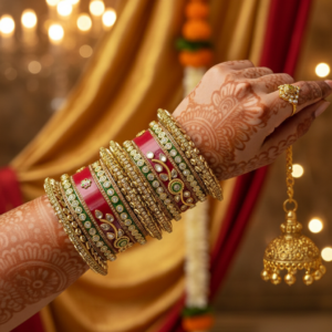 Rajasthani Plastic Bangles Set of 2