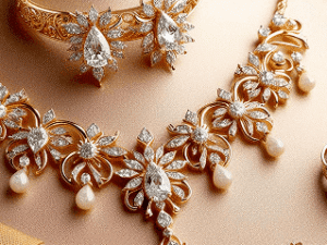Golden Bridal Set